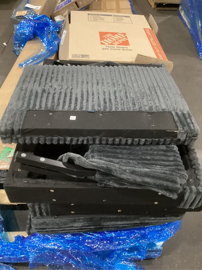 Futon couch (may be missing hardware)