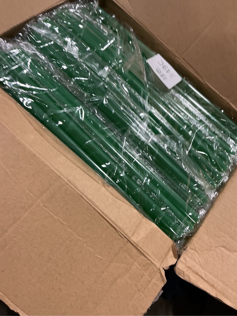 Condition photo showing Good Condition for tessco for you 600 pcs 9.84 inch jumbo smoothie straws bulk 10 mm large plastic disposable bubble tea straws wide-mouthed individually wrapped for tall homemade milkshakes drinking(green)