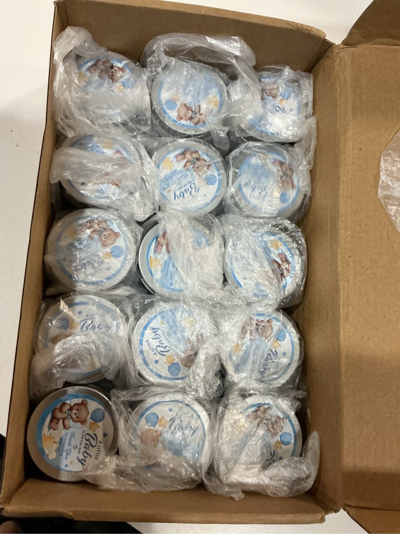 Condition photo showing Good Condition for viscoo 30 pack baby shower party favors candles lavender scented, baby shower favors for guests prizes, girl boy gender reveal party gifts decorations (1.2 oz, blue) 30pack-blue