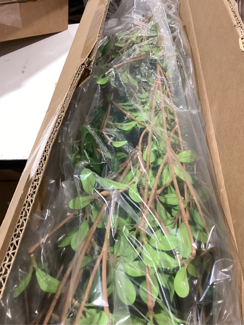 Condition photo showing Good Condition for black olive tree artificial 7 feet tall, artificial shady lady tree, faux decorative tree