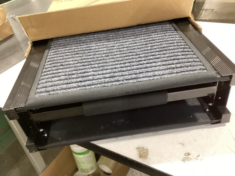 Condition photo showing Good Condition for HBTower 63" Long & 17.3" Wide Folding Dog Ramp for Car, SUV & Truck – Portable Pet Ramp with Non-Slip Surface, Extra Wide Steps for Large Dogs Up to 250LBS