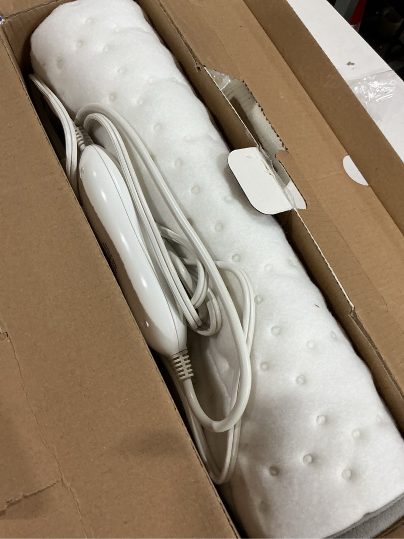 Condition photo showing New/Like New for Beurer UWB55 Heated Mattress Pad with 8 Temperature Settings & Ultra-Soft Fleece, 59" x 31.5", Electric Bed Warmer with Overheat Safety Features, Fast Heating, Machine Washable
