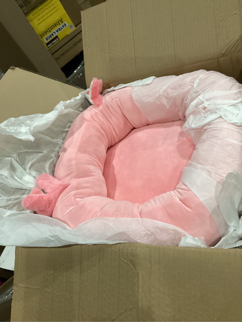 Condition photo showing Good Condition for squishmallows original 30-inch tatiana the dragon pet bed - large -sized ultrasoft official plush pet bed for dogs and cats large pink dragon