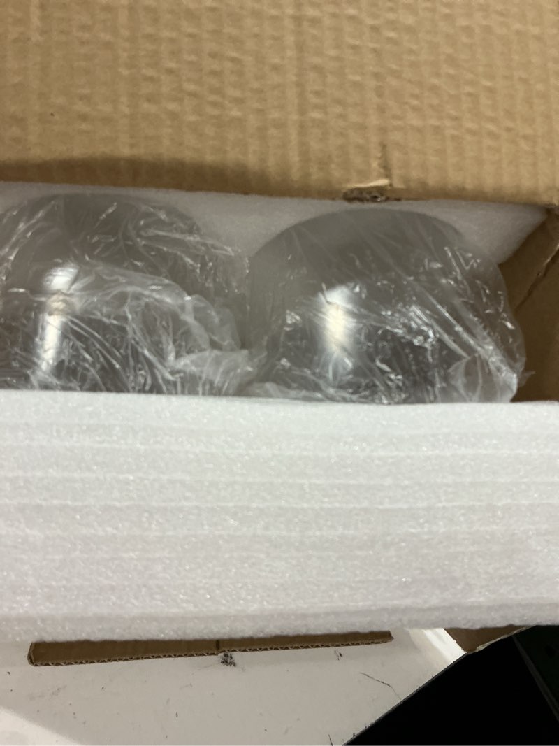 Condition photo showing New/Like New for glass cylinder vase set of 6 for centerpieces, 5 inch short clear flower vases bulk, glass hurricane candle holder for table, floating candle vases for wedding home décor 5" height 6