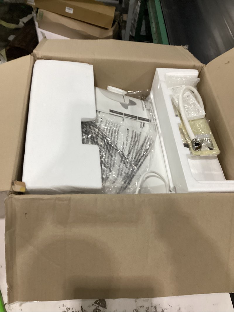 Condition photo showing As Is for SmartBidet® SB-1000WE Electric Smart Bidet Toilet Seat with Heated Seat, Warm Air Dryer, Temperature Control Wash, and Remote Control, Elongated Seat Elongated Remote Control