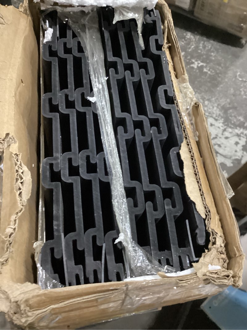 Condition photo showing New/Like New for pvc slat wall paneling 4x8 ft, garage organizer storage system, black slatwall panels for garage organization product, heavy duty wall mounted tool storage for home black 4x8 ft