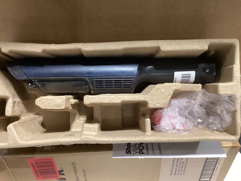 Condition photo showing As Is for Shark WV410BL WANDVAC Cordless Hand Vacuum, Ultra-Lightweight & Portable with Powerful Suction & Tools for Pets, Designed for Car & Home, Dark Blue