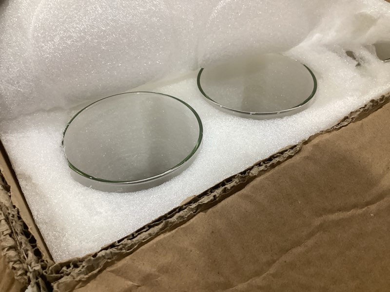 Condition photo showing As Is for 12 pcs hurricane candle holder sleeve, w:3.35" h:14" bottomless clear glass cylinder candleholder cover open both ends glass chimney, candle shade for centerpieces, wedding party event decor 3.35"w x14"h 12