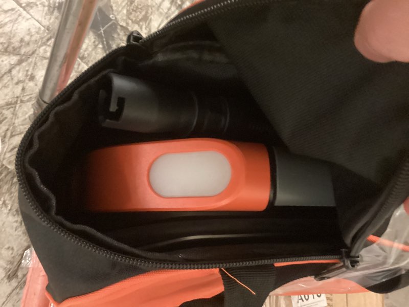 Condition photo showing Good Condition for etenwolf vortex s6 tire inflator portable air compressor for heavy-duty vehicle, cordless air pump for car & inflatables with 19200 mah battery, 100% duty cycle & dual cylinder bike pump, vivid orange vivid orange 19200 mah