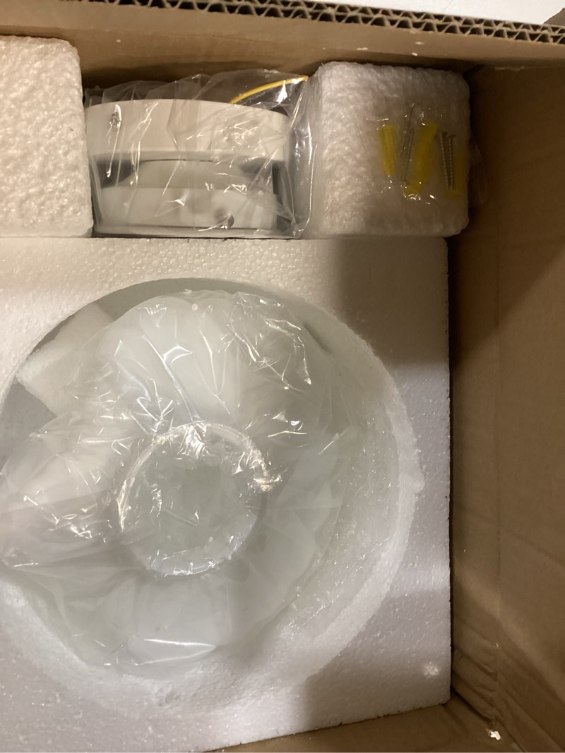 Condition photo showing New/Like New for LITFAD Milk Glass Shell Shaped Wall Light One Light Modern Style LED Sconce Light Wall Lamp in White for Dining Room Bedroom Corridor Stairway