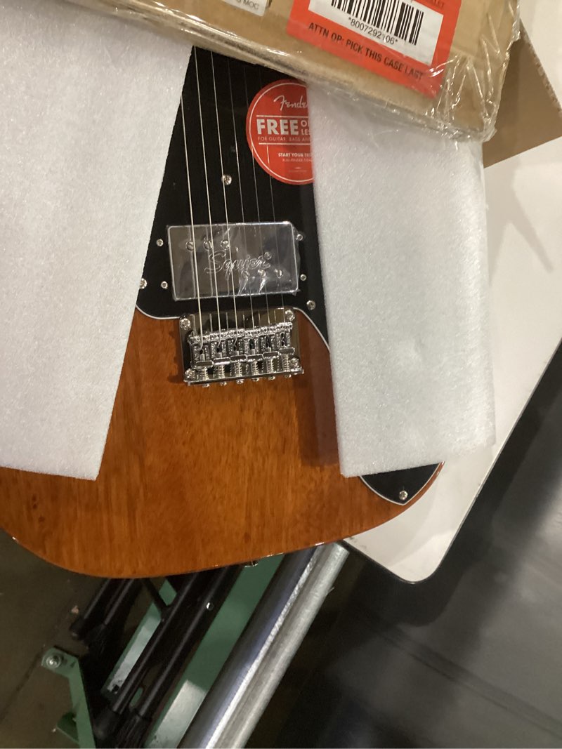Condition photo showing New/Like New for Not Tested ***Fender Paranormal Esquire Deluxe, Maple Fingerboard, Black Pickguard, Mocha