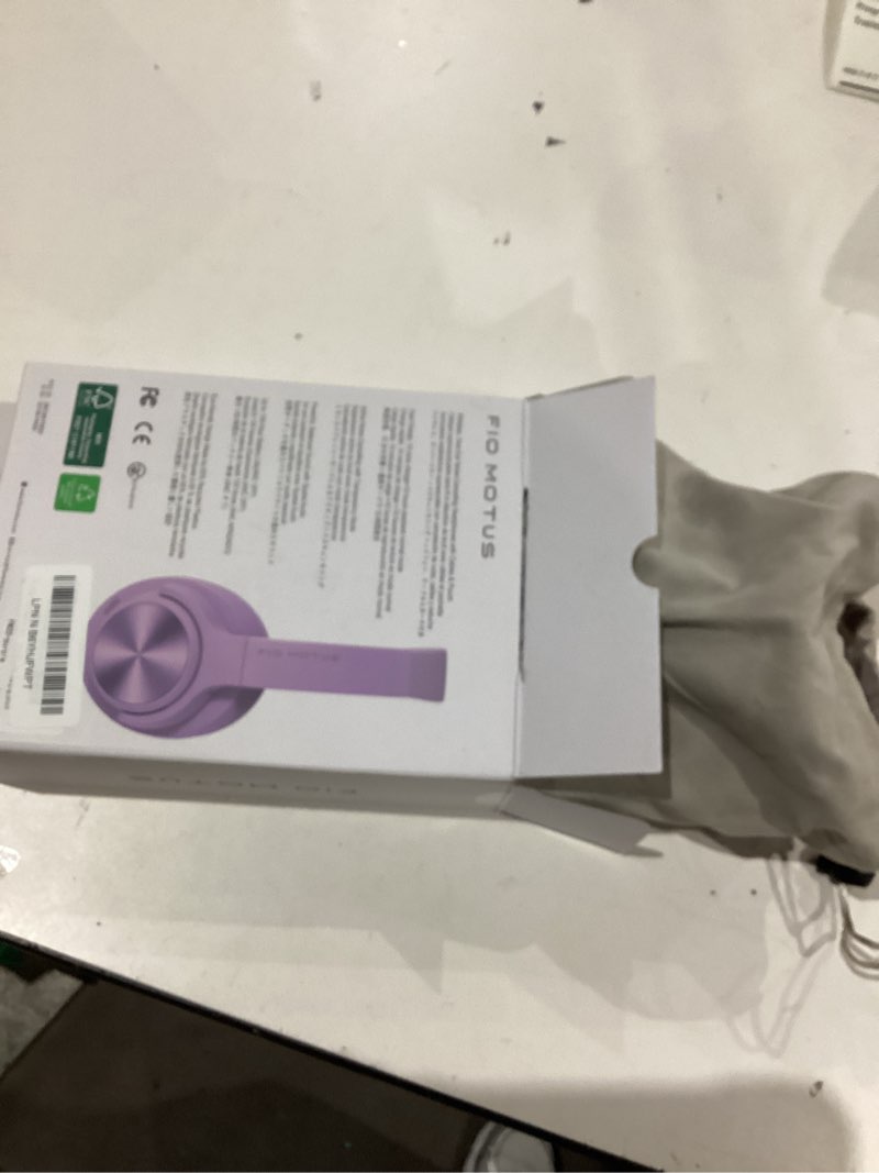 Condition photo showing Good Condition for Noise Cancelling Headphones: Wireless Over Ear Bluetooth Headphones with 130H Playtime - Hi-Res Sound Custom EQ via App Deep Bass Comfort Fit Ear Cups for Travel Home Office Purple