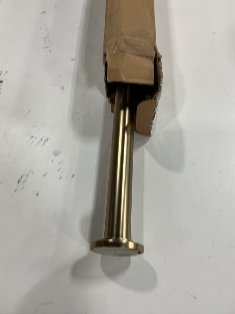 Condition photo showing As Is for Ivilon Tension Curtain Rod - Spring Tension Rod for Windows or Shower, 24 to 36 Inch. Warm Gold 24" to 36" Warm Gold