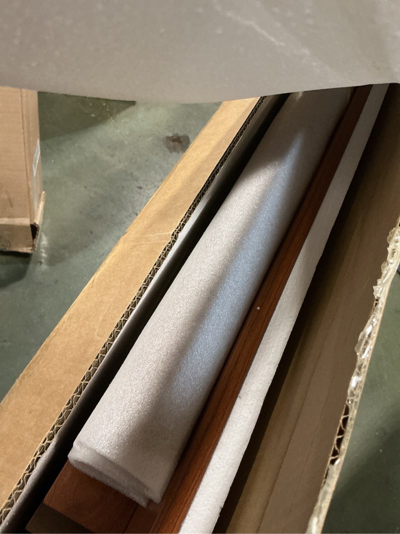 Condition photo showing Good Condition for IOTXY Solid Wood Writing Desk - Home Office Workbench Desk with Drawer, Laptop Computer Work Study Table 120CM Walnut