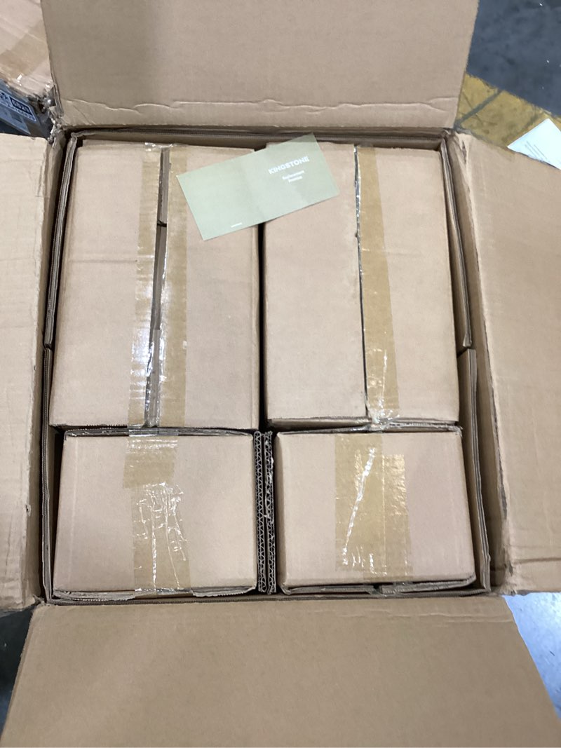 Condition photo showing Good Condition for kingstone stoneware dinnerware sets, 24-piece reactive glaze porcelain plates and bowls sets for 8, handcrafted rustic ceramic dishes set, highly scratch resistant, dishwasher & microwave safe, grey gray service for 8-24pcs