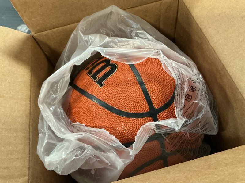Condition photo showing Good Condition for WILSON NBA Forge Indoor/Outdoor Basketball - Brown, Size 7-29.5" Forge Size 7 -29.5" Brown