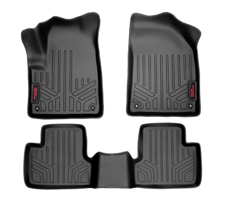 Mixsuper Floor Mats for Jeep Cherokee 2016-2023 (Not for Grand Cherokee), Custom Fit TPE All-Weather