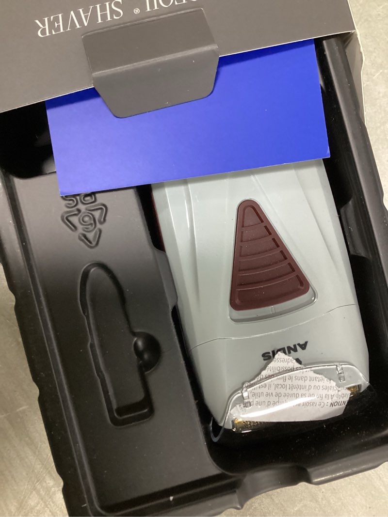 Condition photo showing Good Condition for Andis TS-1 17235 Pro Foil Lithium Titanium Foil Shaver, Cord/Cordless, Smooth Shaving Cordless Shaver with Charger, Gray New Pro Foil Shaver Gray