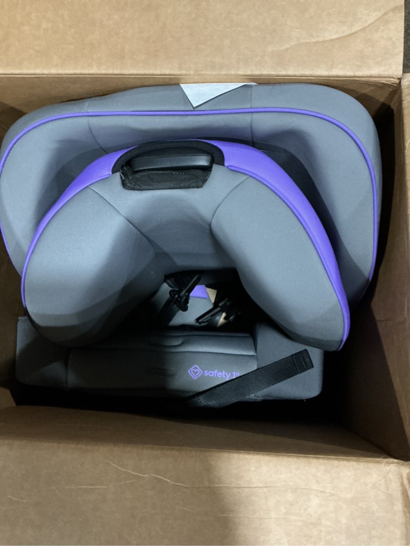 Condition photo showing Good Condition for safety 1st comfort ride 3-in-1 booster car seat, purple hunt