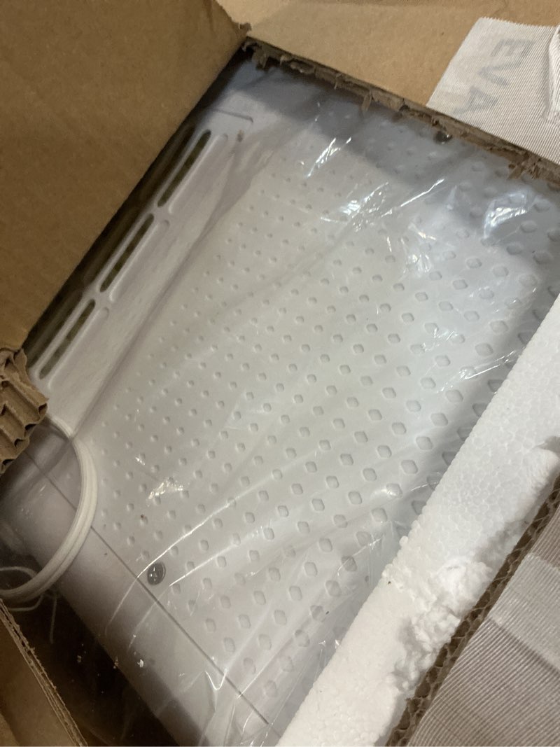 Condition photo showing Good Condition for evaporative air cooler with remote & timer, 2200+ cfm portable fan that blows cold air for large room, home office, bedroom - 2.1gal high-capacity tank, 3 modes, whisper quiet 30db & sleep mode white
