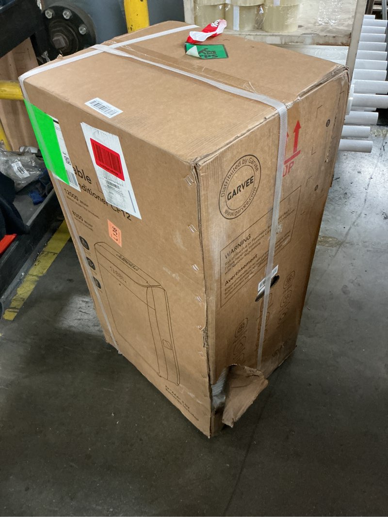 Condition photo showing New/Like New for GAOMON 12000 BTU Portable Air Conditioner with Remote Control, 3-in-1 Free Standing Cooling Portable AC Unit with Cool/Dry/Fan Mode, Cools Up to 700 Sq.Ft with Sleep Mode,2 Fan Speed, White Top 1200 BTU-Black