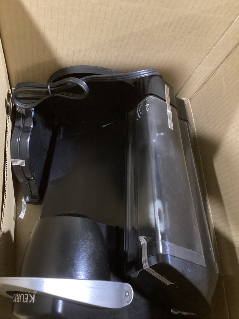 Condition photo showing As Is for Keurig K-Classic Single Serve K-Cup Pod Coffee Maker, with 3 Brew Sizes, 48oz Removable Reservoir, Black