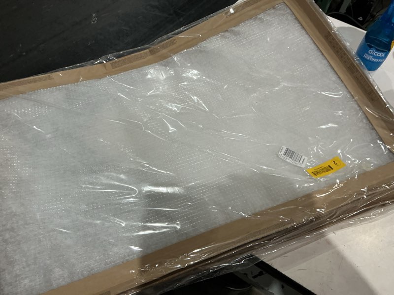 Condition photo showing As Is for filtrete 20-in w x 30-in l x 1-in merv 1 basic flat air filter (2-pack)