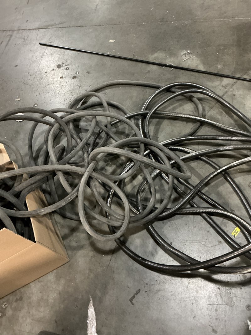 Condition photo showing As Is for teknor apex neverkink 5/8-in x 100-ft premium-duty kink free vinyl black coiled hose