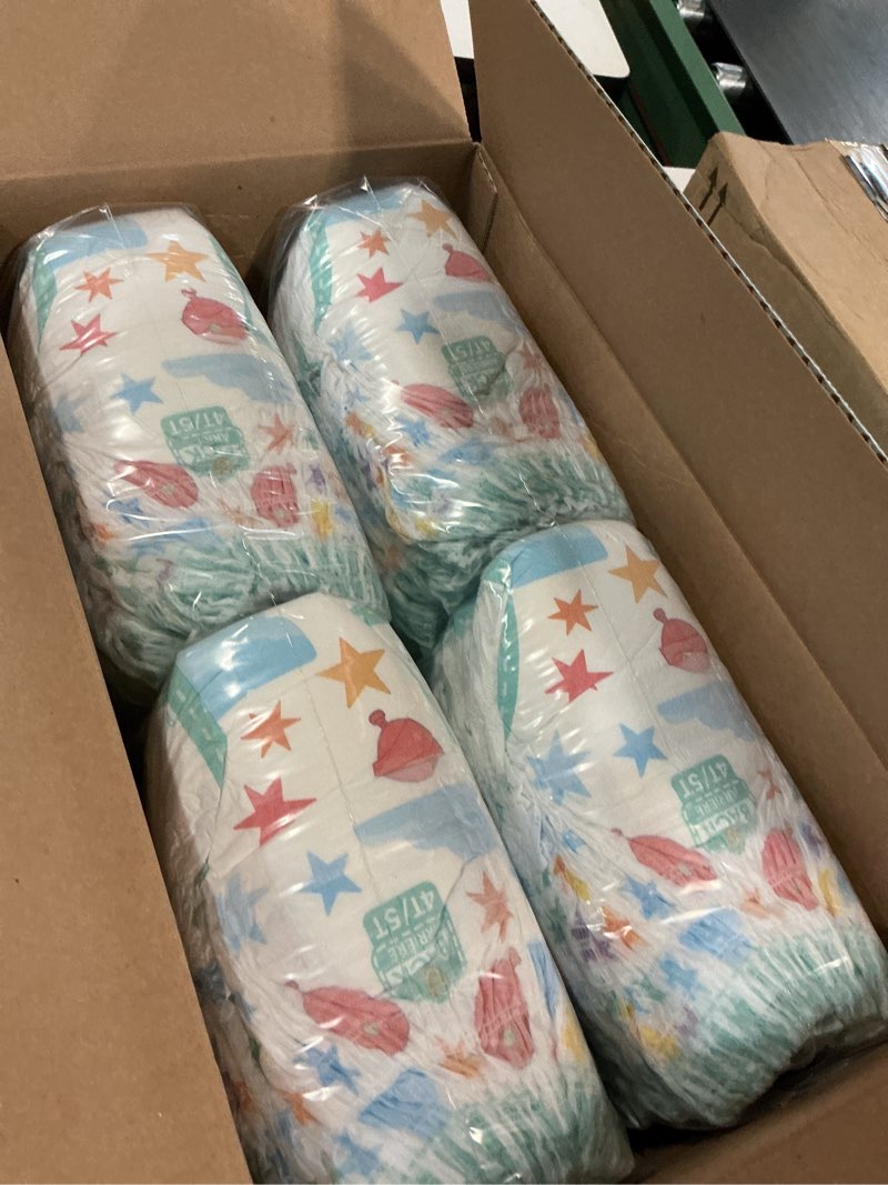 Condition photo showing New/Like New for pampers training pants - easy ups boys & girls bluey - size 4t-5t, 104 count, children's potty underwear (packaging may vary) 4t-5t 104