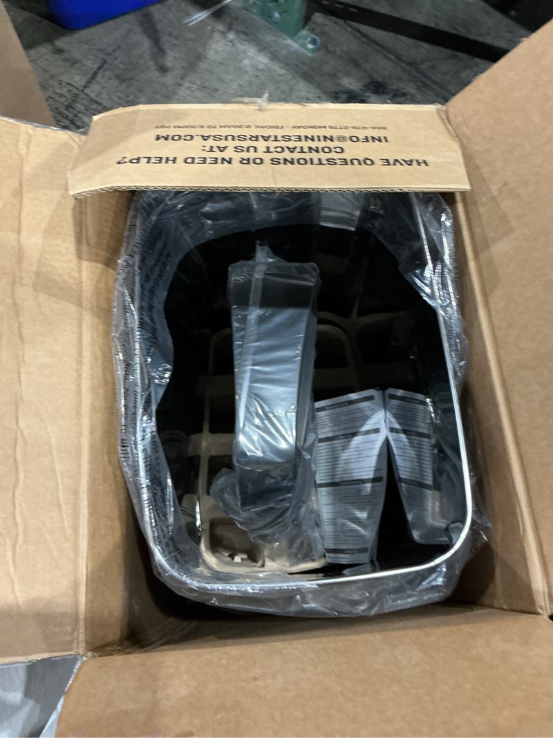 Condition photo showing Good Condition for ninestars dzt-50-28 automatic touchless motion sensor rectangular trash can, 13 gal, black trim