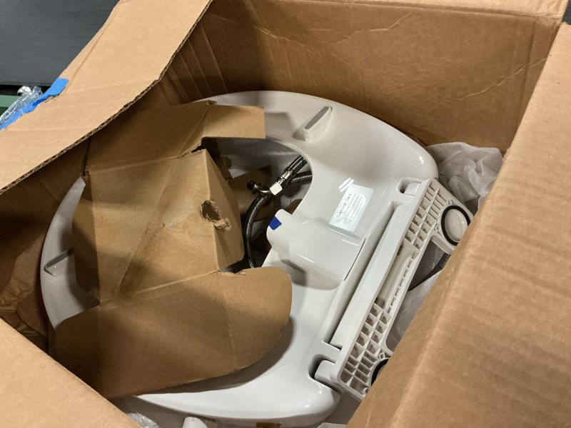 Condition photo showing Good Condition for HOROW B0400 Elongated Bidet Toilet Seat, Non-Electric Bidet Toilet Attachment Fits for T0338W Toilet, Adjustable Nozzles Seat with Soft Closing & Quick Release Lid, White Side Button Control