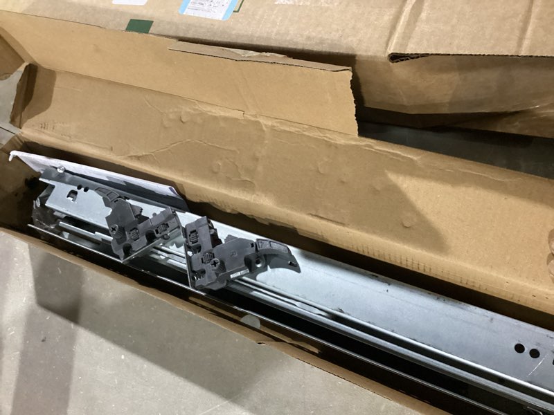 Condition photo showing Good Condition for 21 Inch Soft Close Undermount Drawer Slides 1 Pair,5D Adjustable Full Extension Face Frame Cabinet Sildes, 100LB Load Capacity Rail Runners with Detachable Bottom Rear Mount Brackets 21 Inch 5D-1 Pair