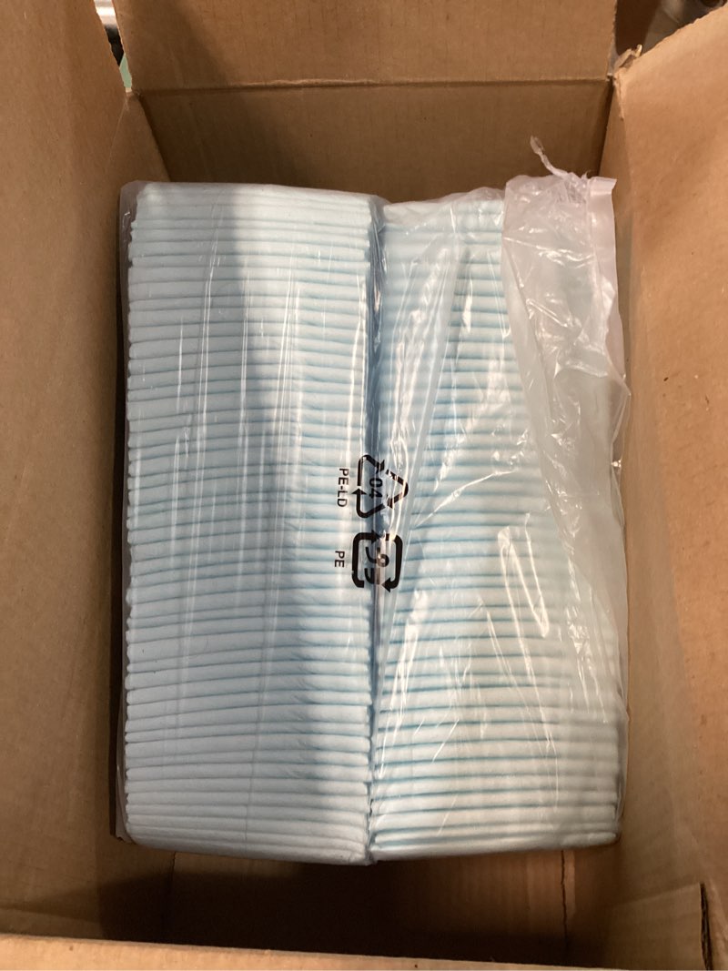 Condition photo showing As Is for kirkland signature extra-large absorbent pads, 100 large pads, 30x23 (original version)