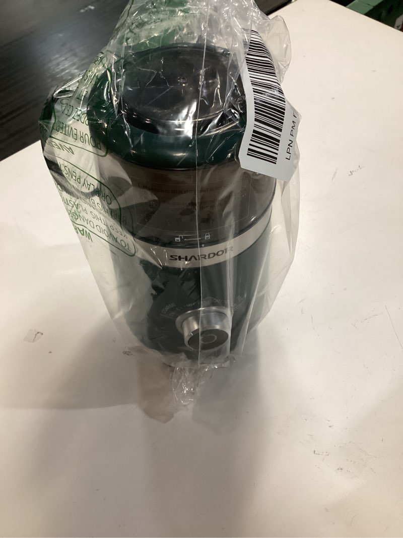 Condition photo showing As Is for SHARDOR Electric Super Silent Blade Coffee Grinder, Timed Grind Control Rotary Knob, Adjustable Coarse to Fine for Coffee Beans, Spices & Herbs, with 1 Removable Stainless Steel Bowl, Green Green 1 Bowl