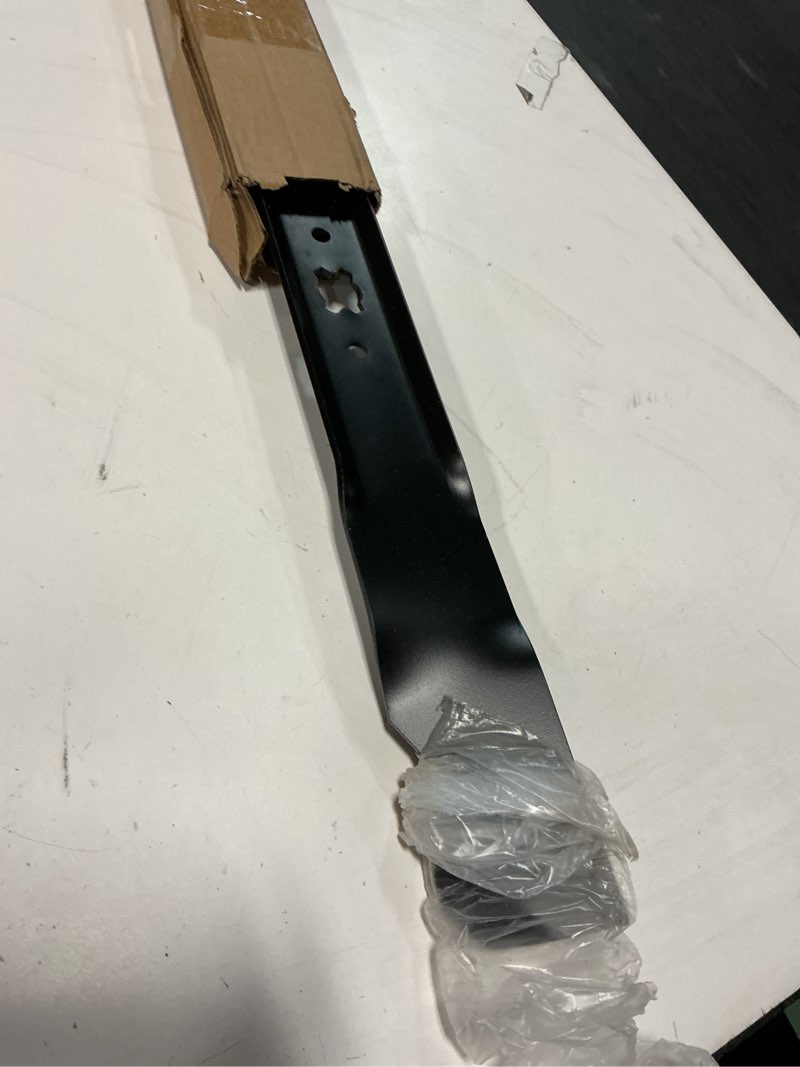 Condition photo showing Good Condition for ximoon 703371 mower blade 21" compatible with briggs and stratton walk-behind mowers with 21 inch cutting deck replacement mulching blades fit for snapper mower 1696607 2691561 7800923 1696627
