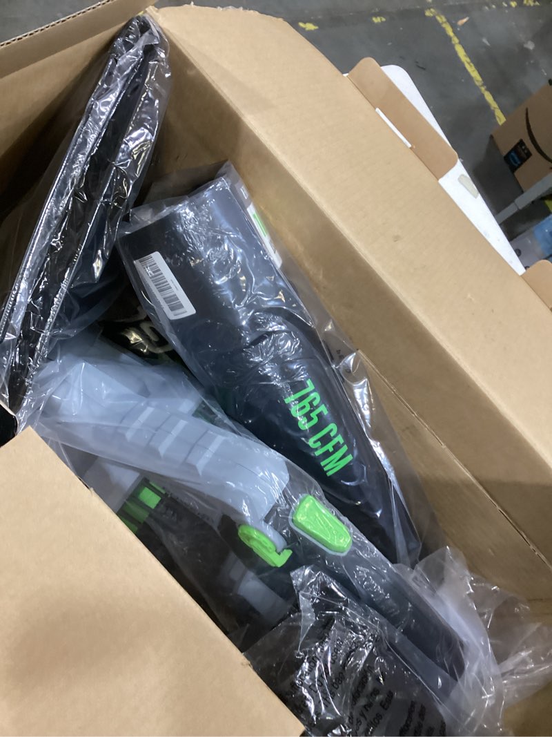 Condition photo showing New/Like New for ego power+ leaf blower, cordless electric 756 cfm, battery and charger not included - lb7650 765 cfm blower (no battery/charger)