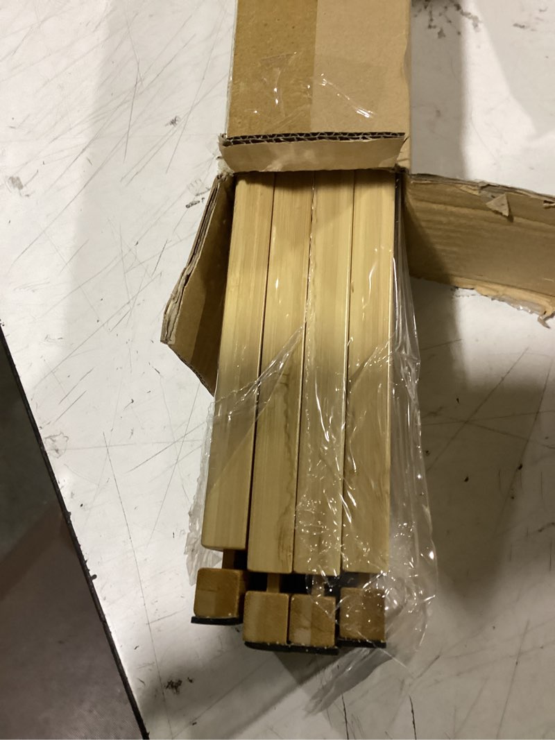 Condition photo showing New/Like New for bameos bamboo expandable drawer dividers – fits 13.3"–19" drawers, 3" deep walls, set of 4 | spring-loaded separator for deep kitchen & bathroom drawers, prevents items falling over natural 3''h, 13.3''-19''l