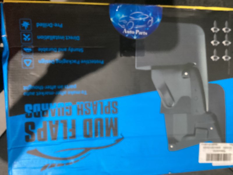 Condition photo showing New/Like New for KEYOOG Front & Rear Mud Flaps Splash Guards Fit for 2021-2023 Chevy Suburban/Tahoe (Not Fits Z71; Not Fits Power Running Boards), 4-Pc Set Easy to Clean and Install, Mud Guards Splash Guard Black