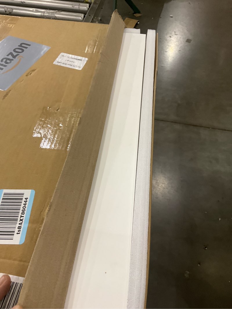 Noooza 2ft x 2ft Drop Ceiling Tiles?Smooth White PVC Ceiling Panel 24 x 24in. Waterproof, Washable a