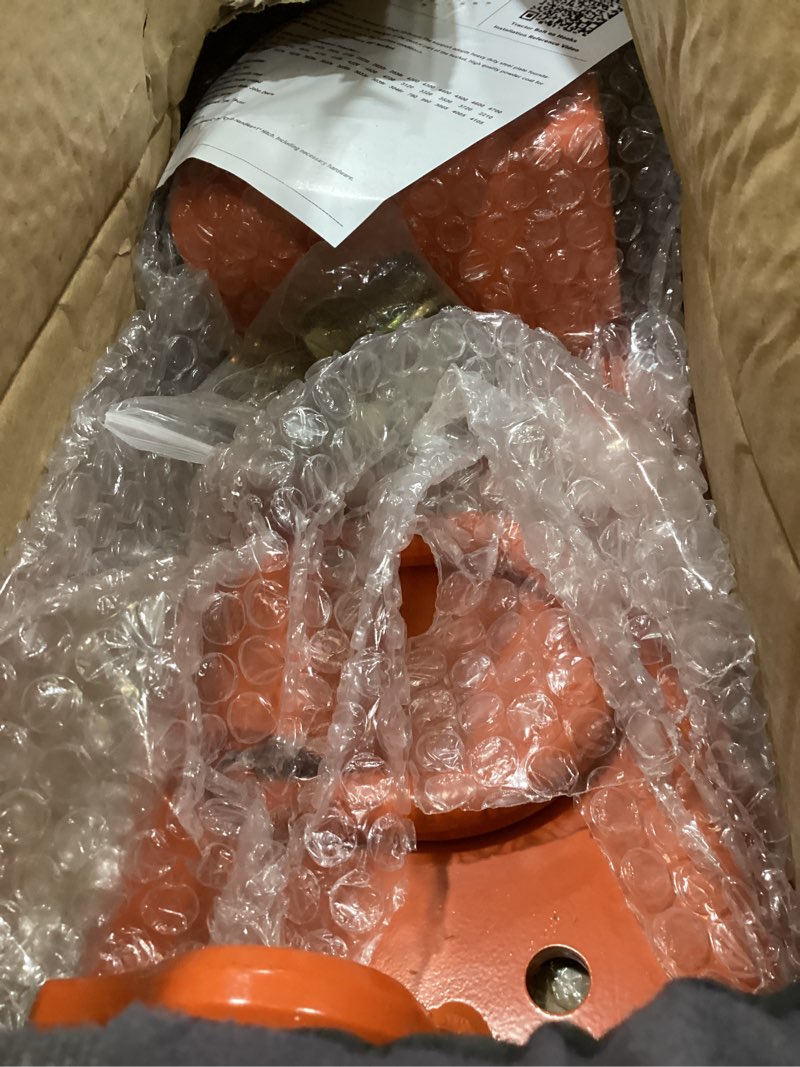 Condition photo showing Good Condition for bonbo tractor grab hooks compatible with kubota tractors - bolted on compact tractor bucket grab hooks with d rings and 2" receiver, orange