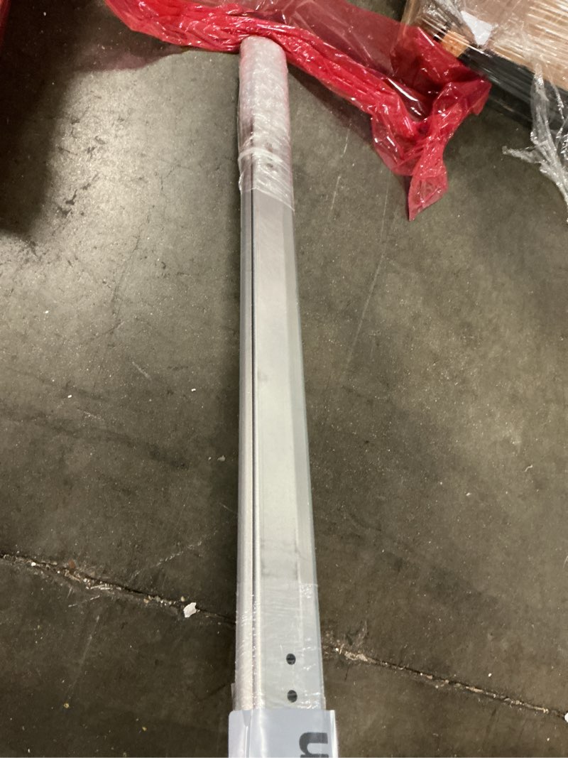 Condition photo showing Good Condition for garage door vertical track replacement, galvanized steel garage door hardware rails kit, set of left and right for 2" light commercial side track rollers and 7' foot tall garage door