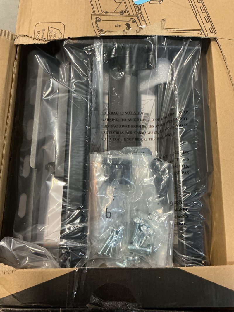 Condition photo showing As Is for USX MOUNT UL Listed Full Motion TV Wall Mount for 37-90 Inch TVs up to 150 lbs, TV Mount Bracket with Articulating Arms Pre-Assembled, Swivel and Tilt, Fits 16",18, 24" Wood Studs, Max VESA 600x400mm 37-90 Full Motion