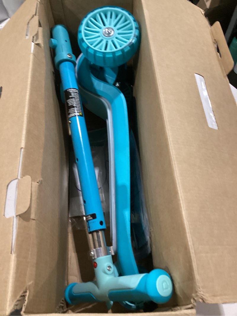 Condition photo showing Good Condition for jetson 3-wheel light-up kick scooter, lights on stem & wheels, height adjustable handlebar, rear brake, foldable, ages 3+