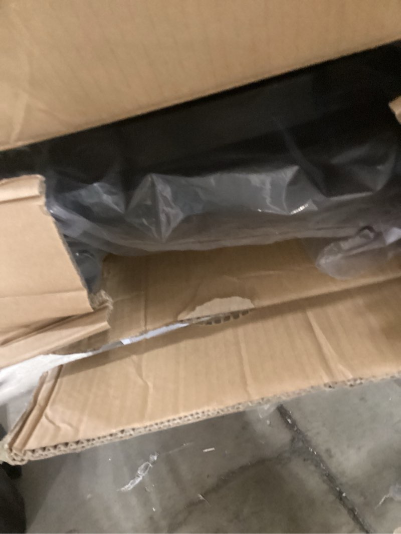 Condition photo showing New/Like New for FUTURELAB Portable Folding Service Cart - 3 Tier 330LBS Capacity - Rolling Utility Foldable Cart with Wheels for Warehouse Home Workshops Garages Restaurants Offices Black