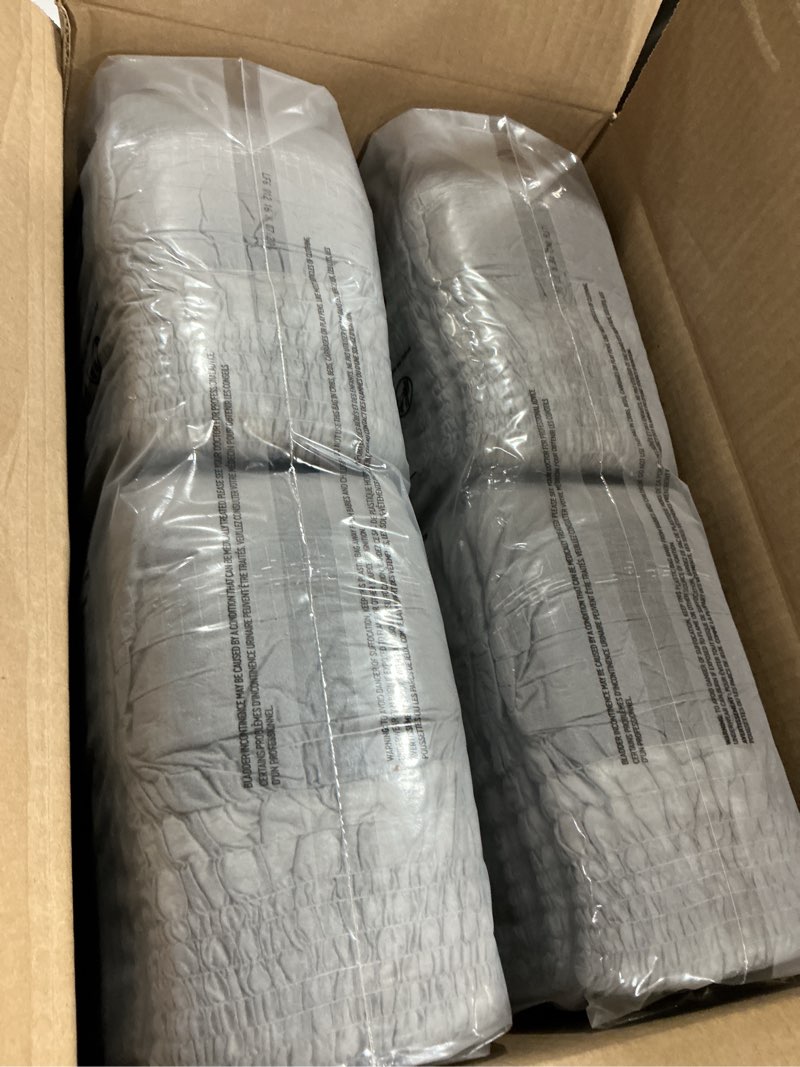 Condition photo showing New/Like New for Depend Fresh Protection Adult Diapers, Incontinence Underwear for Men, Disposable, Maximum, Extra-Extra-Large, Grey, 44 Count (2 Packs of 22), Packaging May Vary