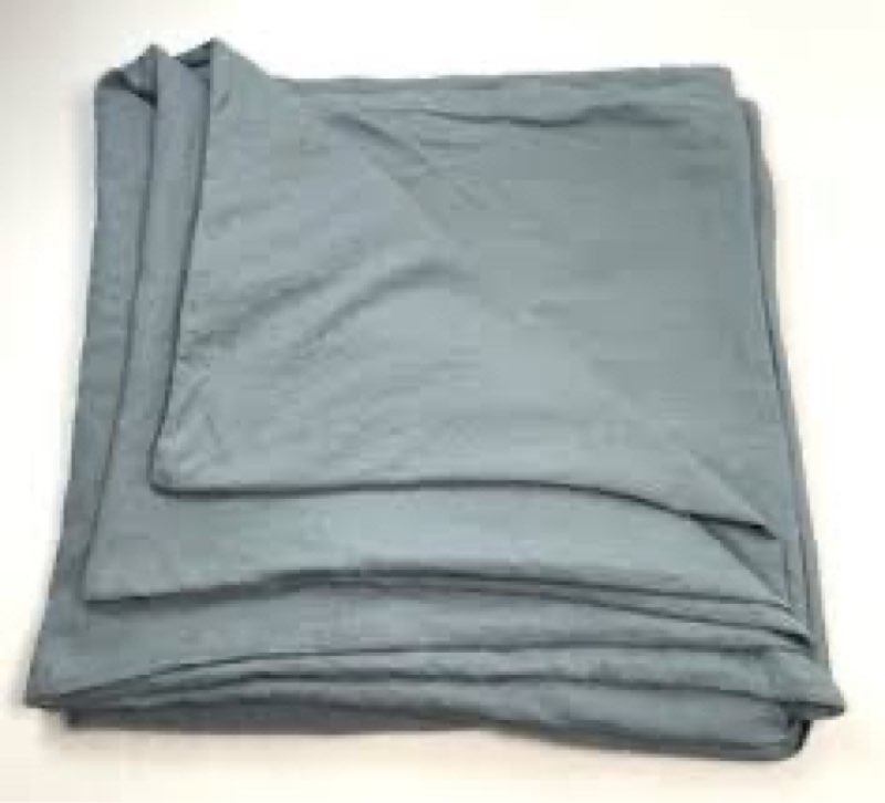 nwot quince full queen linen duvet cover set 2 shams ocean 