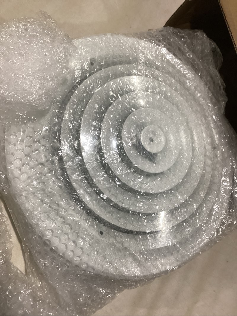 Condition photo showing Good Condition for therwen 4 pcs 10 inch round vent cover, white round ceiling diffuser with screws hvac vent duct cover replacement exhaust fan covers for home office kitchen ventilation use, outer dimensions: 9-15/16" 10 inch white 4