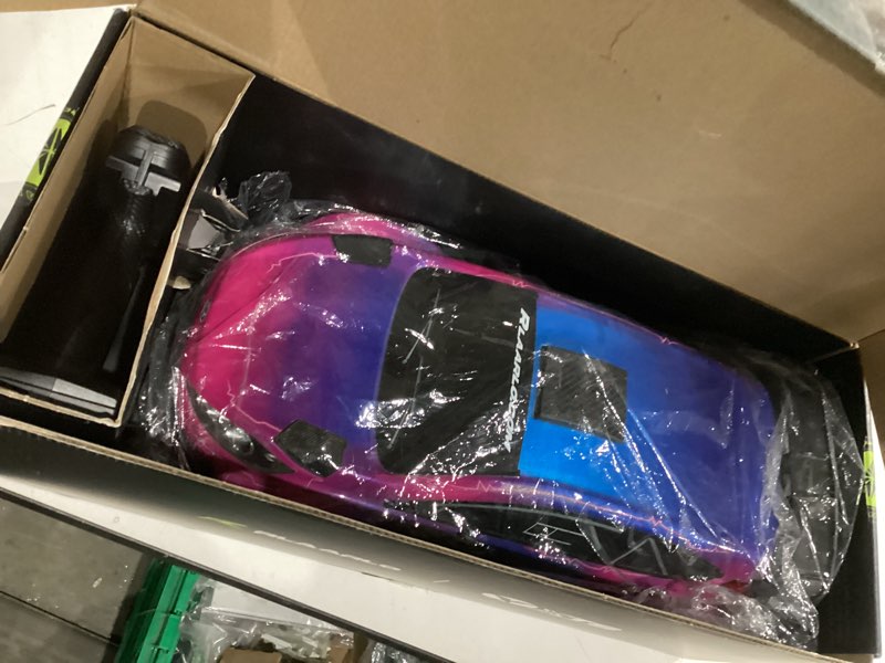 Condition photo showing As Is for CROBOLL RLAARLO 1/10 Brushless Carbon Fiber RC Drift Cars for Adults with Gyro, Max 50 mph Fast RC Rally Car, 2.4Ghz All Terrain Remote Control Car 4x4 Hobby RTR RC Truck?Purple?