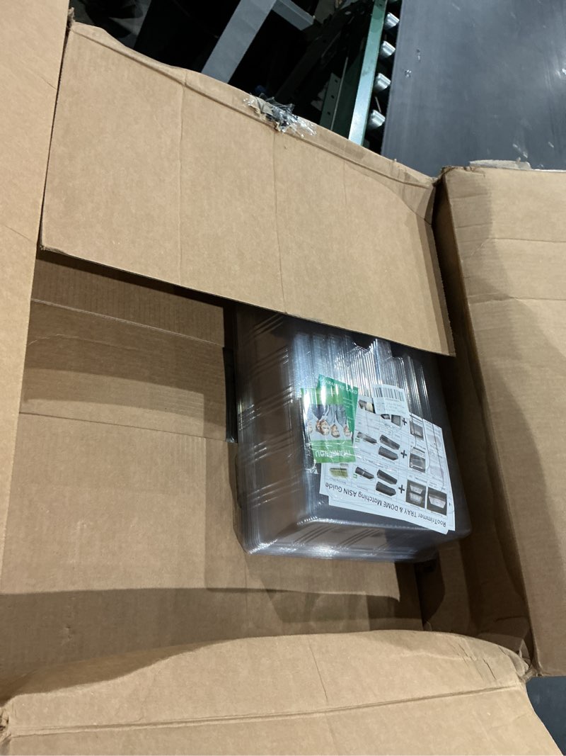 Condition photo showing Good Condition for rootrimmer 10 pcs humidity dome, plastic clear seed starter dome 1020 tray covers humidifying and insulating for greenhouse germination and garden growing (21.5"×11.5", 3.15" height, 10-pack) 1020 3.15 inch dome-10p