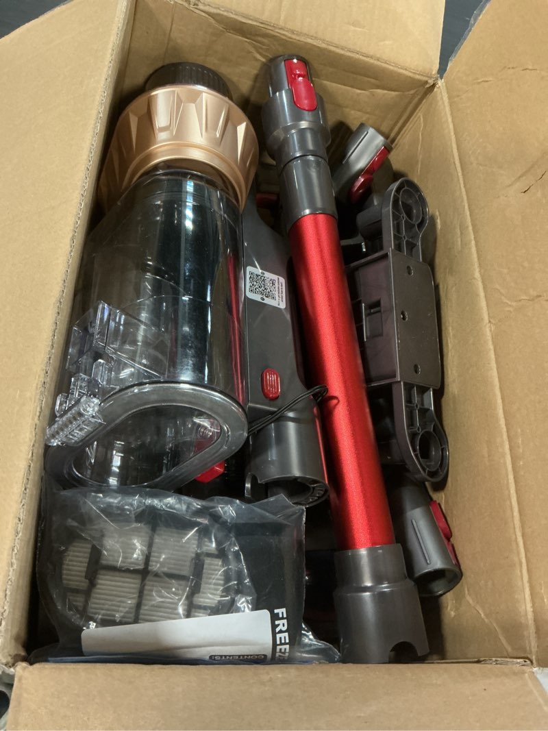 Condition photo showing Good Condition for vacuum cleaners for home, 650w 55kpa cordless vacuum cleaner, 75 mins 2l double dustcup stick vacuum cordless rechargeable, anti-tangle & wall mount charging, for hard floors carpet pet hair 1